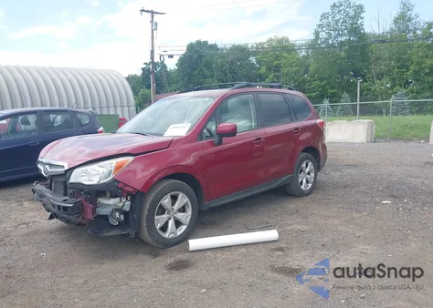 2015 Subaru Forester 2.5I Premium from USA, damaged, VIN JF2SJAGC4FH559087